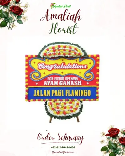 Bunga Papan Congratulation di Ngasinan